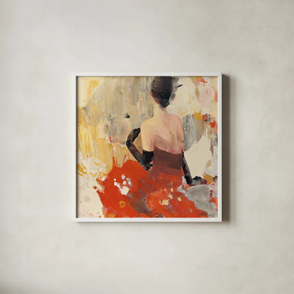 Beautiful Gaze II by Albena Hristova. Shown in a crisp white glass frame for a clean and minimalist style. Available as an archival giclee rolled canvas, fine art paper, or poster print. SKU 22261a.