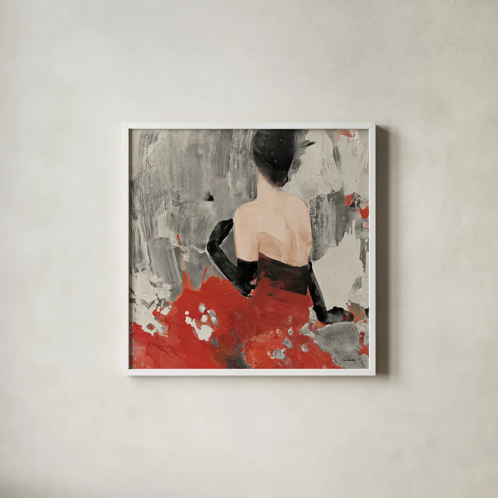 Beautiful Gaze II Neutral by Albena Hristova. Shown in a crisp white glass frame for a clean and minimalist style. Available as an archival giclee rolled canvas, fine art paper, or poster print. SKU 22263a.