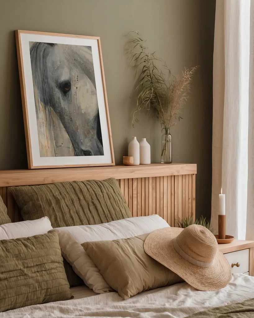 Beauty Crop by Albena Hristova. shown as a paper print in a natural frame. Available as a archival giclee rolled canvas, fine art paper, or poster print. SKU 38271h.