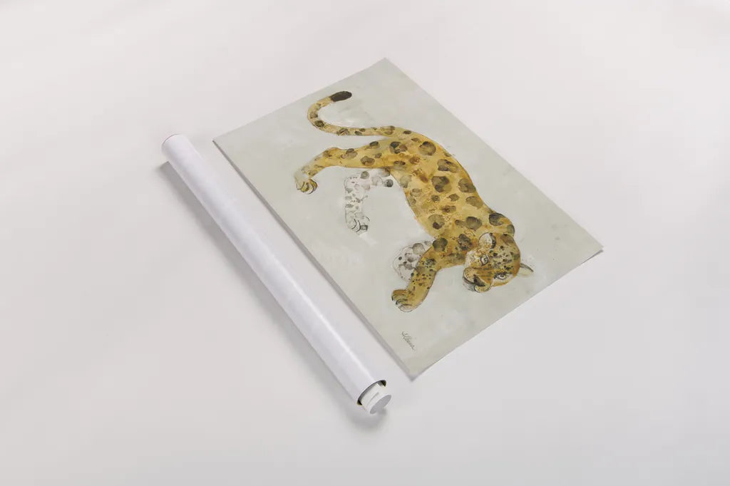 Big Cat I by Albena Hristova. shown as a rolled paper print. Available as archival giclee rolled canvas, fine art paper, or poster print. SKU 44156i.