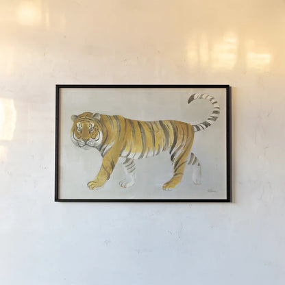 Big Cat II by Albena Hristova. shown as a paper print in a black flame. Available as a archival giclee rolled canvas, fine art paper, or poster print. SKU 44157i.