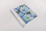 Blue Magnolias by Albena Hristova. shown as a rolled paper print. Available as archival giclee rolled canvas, fine art paper, or poster print. SKU 54828i.