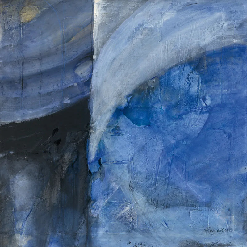 Blue Mood by Albena Hristova. SKU 70622a. Archival Giclee Fine art print for wall decor.