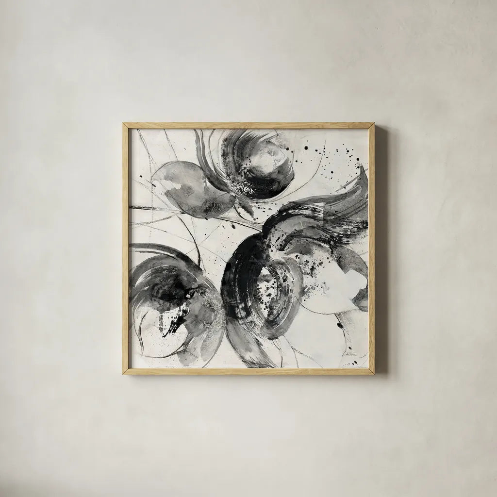 Bold II Crop by Albena Hristova. Shown in a natural wood glass frame for a timeless modern aesthetic. Available as an archival giclee rolled canvas, fine art paper, or poster print. SKU 35844a.