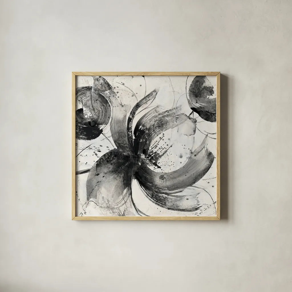 Bold III Crop by Albena Hristova. Shown in a natural wood glass frame for a timeless modern aesthetic. Available as an archival giclee rolled canvas, fine art paper, or poster print. SKU 35845a.