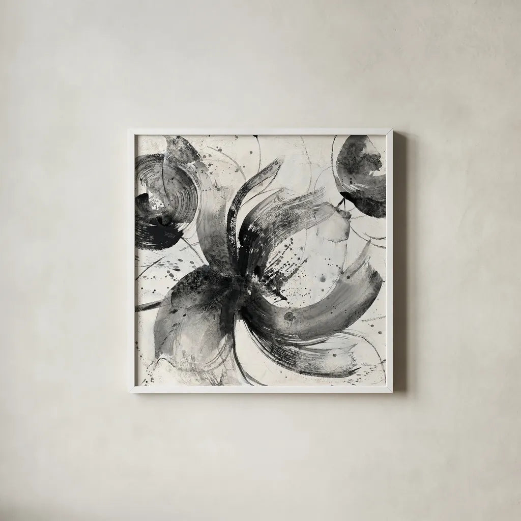 Bold III Crop by Albena Hristova. Shown in a crisp white glass frame for a clean and minimalist style. Available as an archival giclee rolled canvas, fine art paper, or poster print. SKU 35845a.