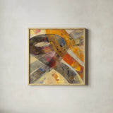 Boundless Energy I by Albena Hristova. Shown in a natural wood glass frame for a timeless modern aesthetic. Available as an archival giclee rolled canvas, fine art paper, or poster print. SKU 66026a.