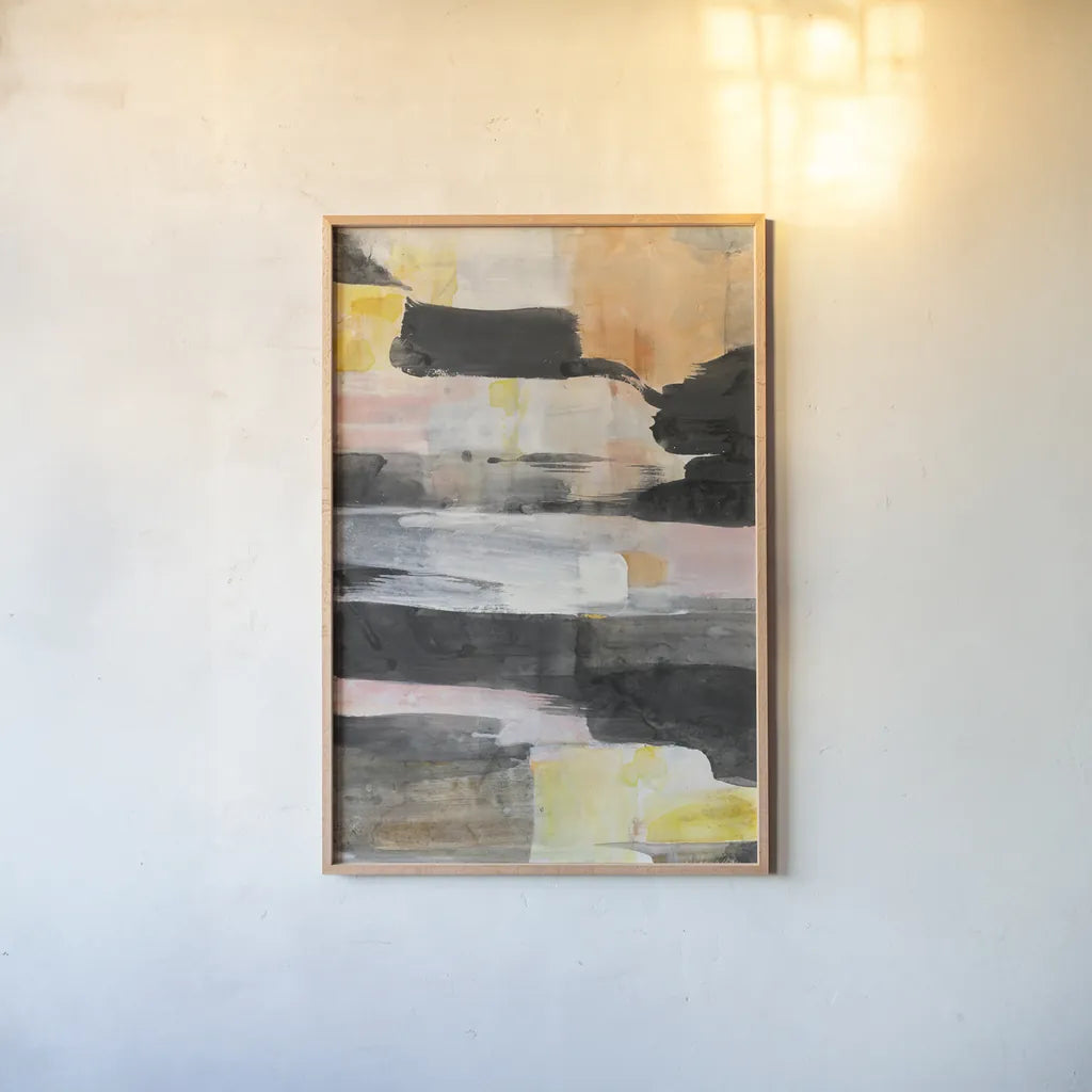 Break of Day by Albena Hristova. shown as a paper print in a natural frame. Available as a archival giclee rolled canvas, fine art paper, or poster print. SKU 70623h.