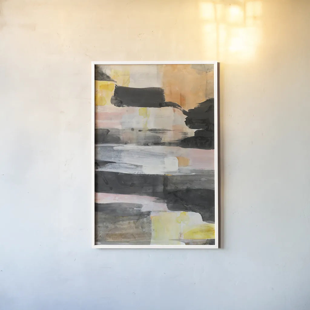 Break of Day by Albena Hristova. shown as a paper print in a white frame. Available as a archival giclee rolled canvas, fine art paper, or poster print. SKU 70623h.