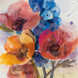 Bright Flowers II by Albena Hristova. SKU 86628a. Archival Giclee Fine art print for wall decor.