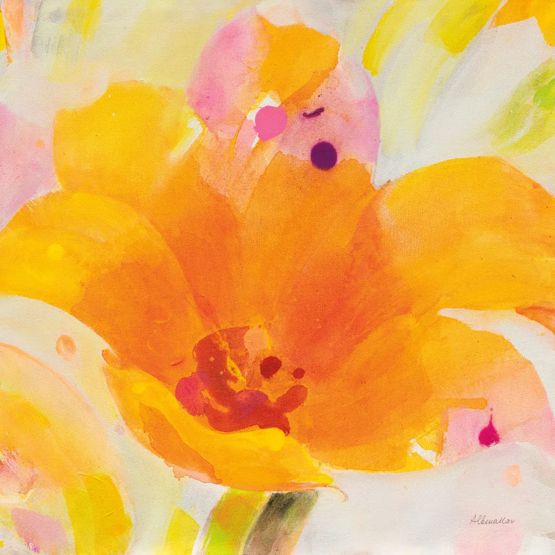 Bright Tulips I by Albena Hristova. SKU 80163a. Archival Giclee Fine art print for wall decor.