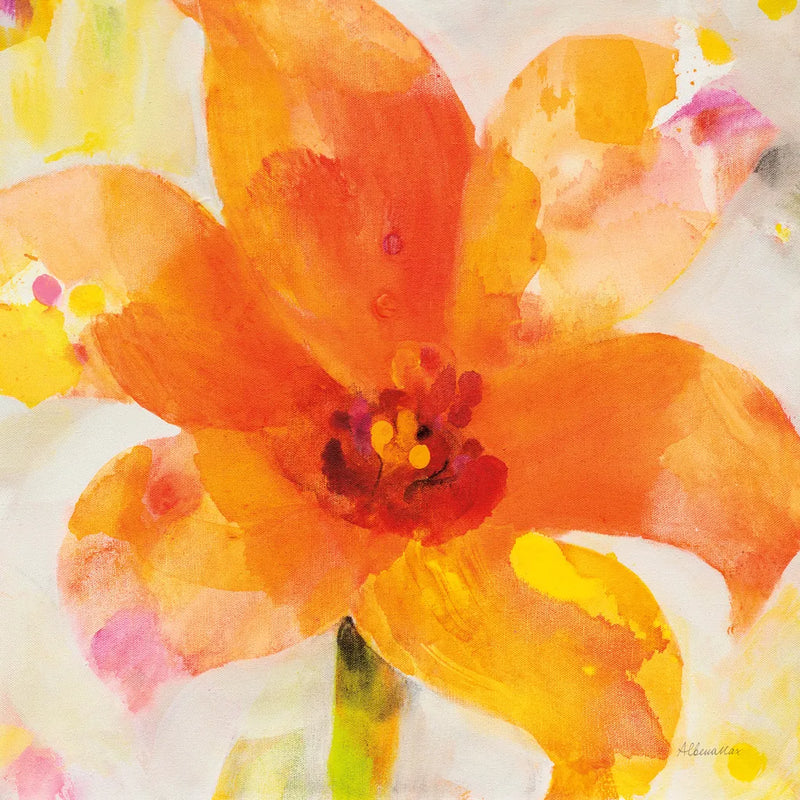 Bright Tulips II by Albena Hristova. SKU 80164a. Archival Giclee Fine art print for wall decor.