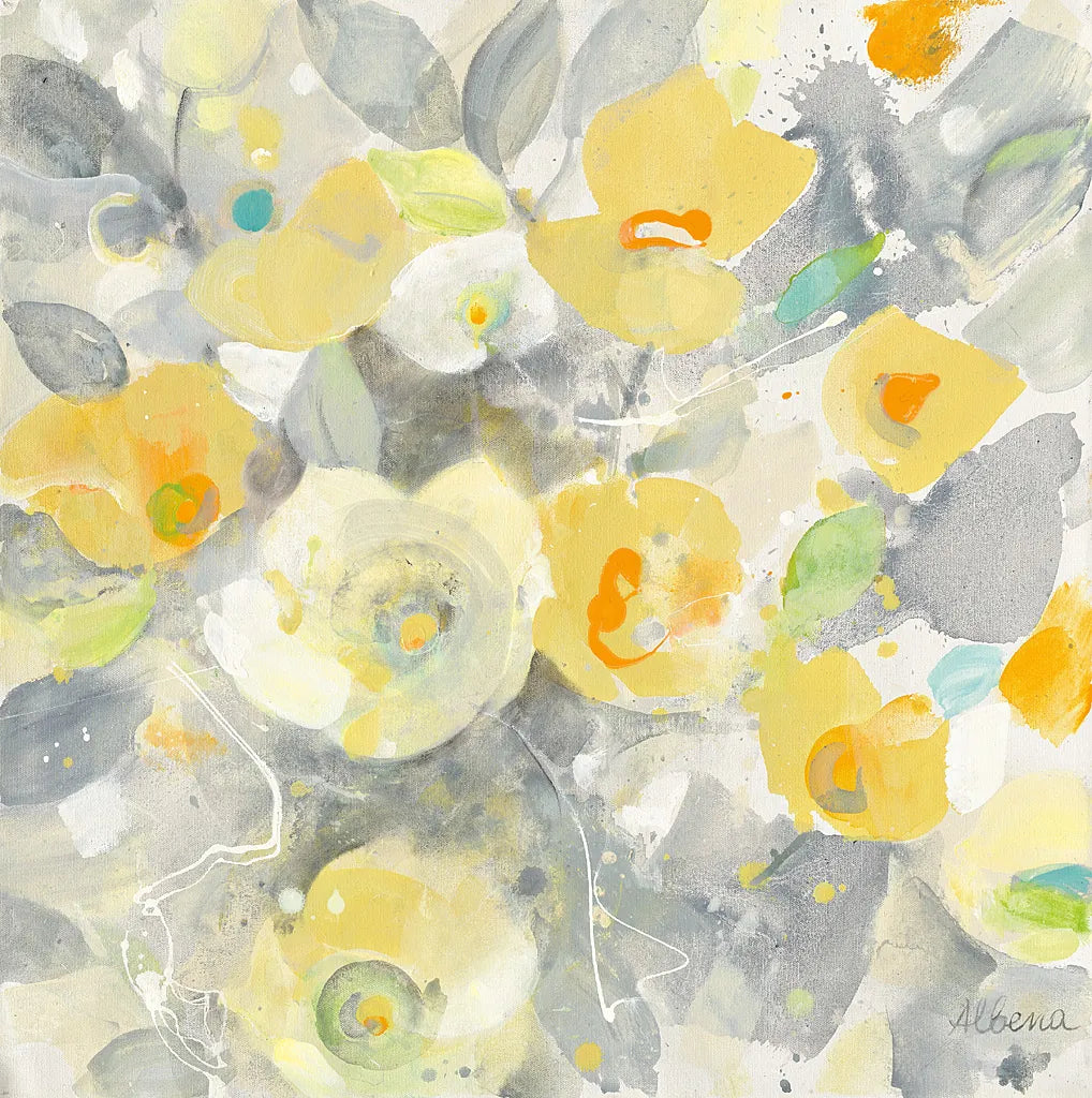 Buttercups II by Albena Hristova. SKU 22474a. Archival Giclee Fine art print for wall decor.