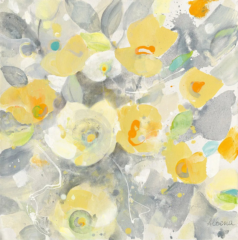 Buttercups II by Albena Hristova. SKU 22474a. Archival Giclee Fine art print for wall decor.