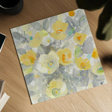 Buttercups II by Albena Hristova. Shown as a detailed flat fine art print, highlighting archival giclee quality. Available as an archival giclee rolled canvas, fine art paper, or poster print. SKU 22474a.