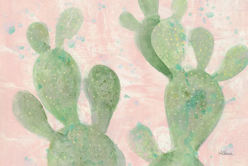 Cactus Panel III by Albena Hristova. SKU 41998i. Archival Giclee Fine art print for wall decor.