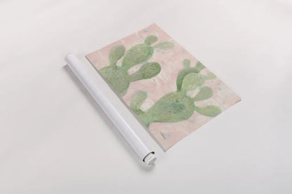 Cactus Panel III by Albena Hristova. shown as a rolled paper print. Available as archival giclee rolled canvas, fine art paper, or poster print. SKU 41998i.