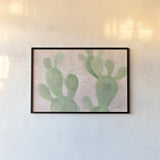Cactus Panel III by Albena Hristova. shown as a paper print in a black flame. Available as a archival giclee rolled canvas, fine art paper, or poster print. SKU 41998i.