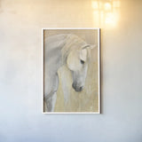 Calm Crop by Albena Hristova. shown as a paper print in a white frame. Available as a archival giclee rolled canvas, fine art paper, or poster print. SKU 46420h.