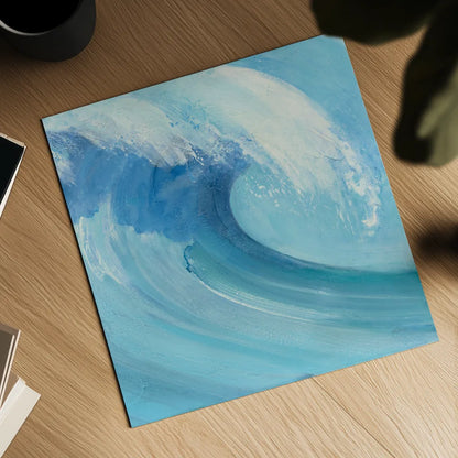 Catch a Wave Crop by Albena Hristova. Shown as a detailed flat fine art print, highlighting archival giclee quality. Available as an archival giclee rolled canvas, fine art paper, or poster print. SKU 46910a.