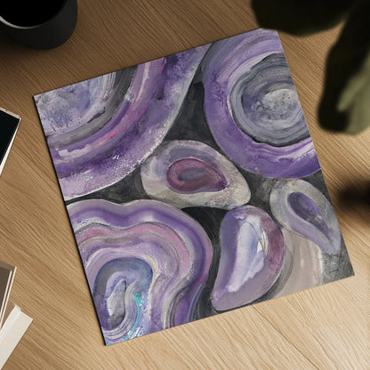 Circle Rain v2 by Albena Hristova. Shown as a detailed flat fine art print, highlighting archival giclee quality. Available as an archival giclee rolled canvas, fine art paper, or poster print. SKU 29281a.