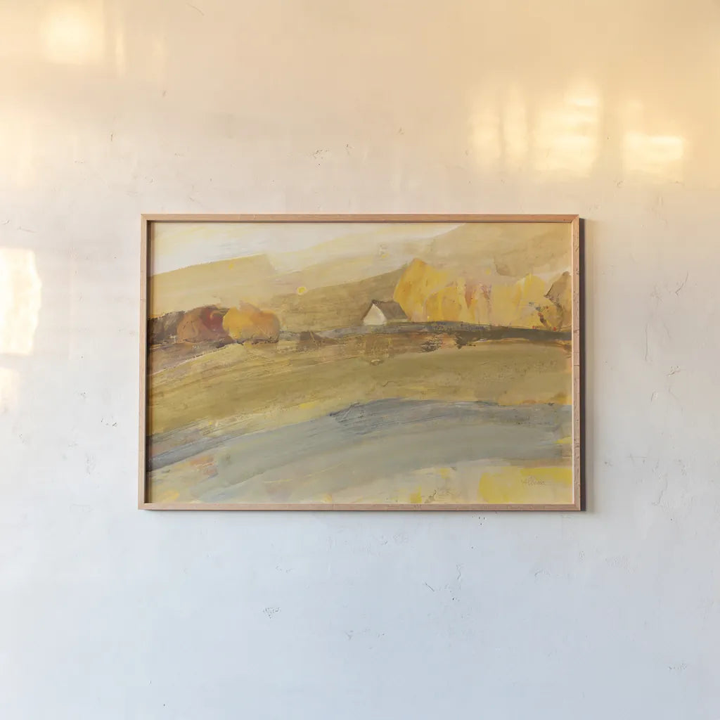 Coming Home by Albena Hristova. shown as a paper print in a natural frame. Available as a archival giclee rolled canvas, fine art paper, or poster print. SKU 35842i.