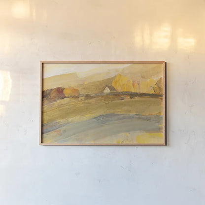 Coming Home by Albena Hristova. shown as a paper print in a natural frame. Available as a archival giclee rolled canvas, fine art paper, or poster print. SKU 35842i.