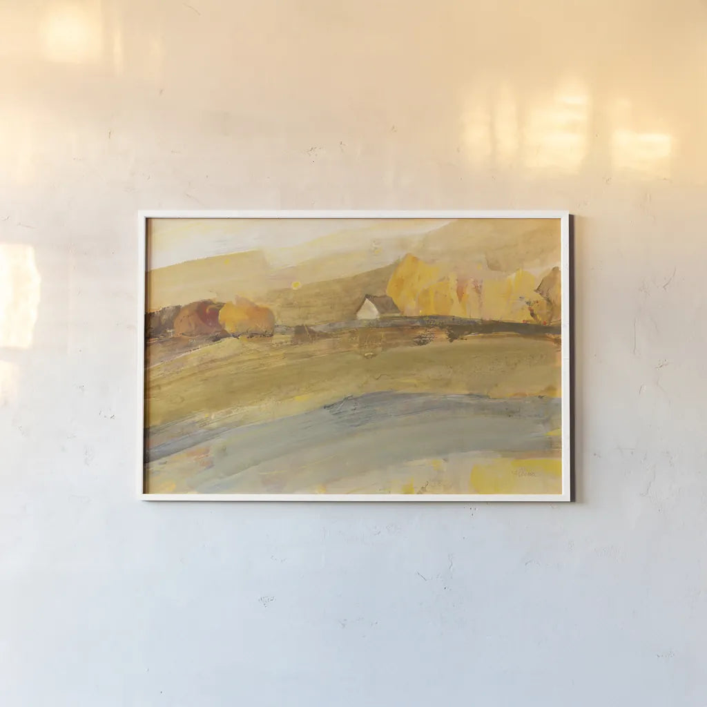 Coming Home by Albena Hristova. shown as a paper print in a white frame. Available as a archival giclee rolled canvas, fine art paper, or poster print. SKU 35842i.