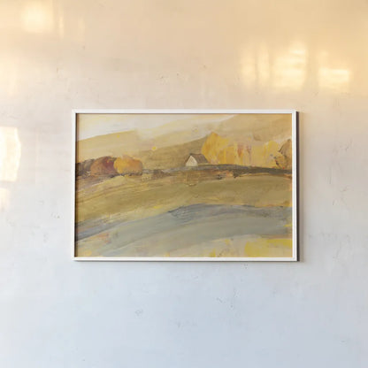 Coming Home by Albena Hristova. shown as a paper print in a white frame. Available as a archival giclee rolled canvas, fine art paper, or poster print. SKU 35842i.