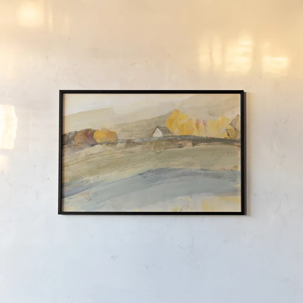 Coming Home Neutral by Albena Hristova. shown as a paper print in a black flame. Available as a archival giclee rolled canvas, fine art paper, or poster print. SKU 36985i.