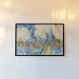 Contemporary Tulips by Albena Hristova. shown as a paper print in a black flame. Available as a archival giclee rolled canvas, fine art paper, or poster print. SKU 91596i.
