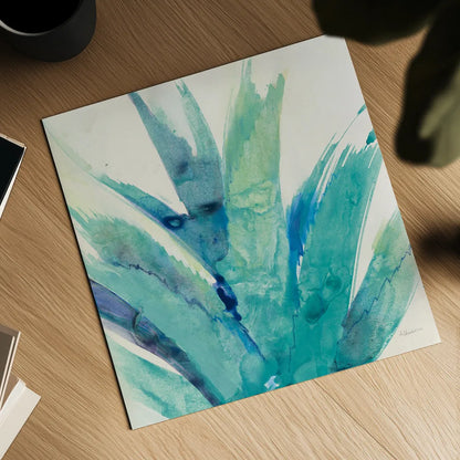 Cool Aloe Crop by Albena Hristova. Shown as a detailed flat fine art print, highlighting archival giclee quality. Available as an archival giclee rolled canvas, fine art paper, or poster print. SKU 56276a.