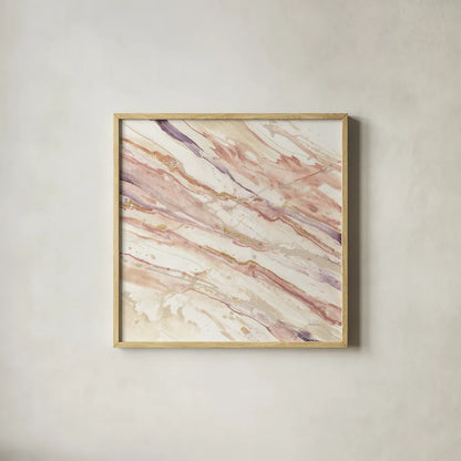 Copper Dreams by Albena Hristova. Shown in a natural wood glass frame for a timeless modern aesthetic. Available as an archival giclee rolled canvas, fine art paper, or poster print. SKU 33941a.