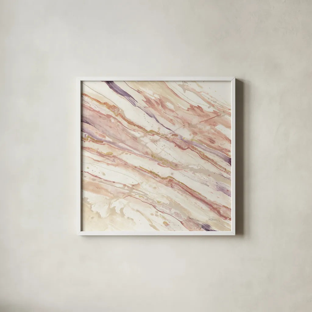 Copper Dreams by Albena Hristova. Shown in a crisp white glass frame for a clean and minimalist style. Available as an archival giclee rolled canvas, fine art paper, or poster print. SKU 33941a.