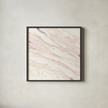 Copper Dreams Blush by Albena Hristova. Shown in a sleek black glass frame for a contemporary gallery look. Available as an archival giclee rolled canvas, fine art paper, or poster print. SKU 36966a.