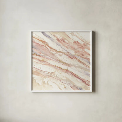 Copper Dreams Gray by Albena Hristova. Shown in a crisp white glass frame for a clean and minimalist style. Available as an archival giclee rolled canvas, fine art paper, or poster print. SKU 40801a.