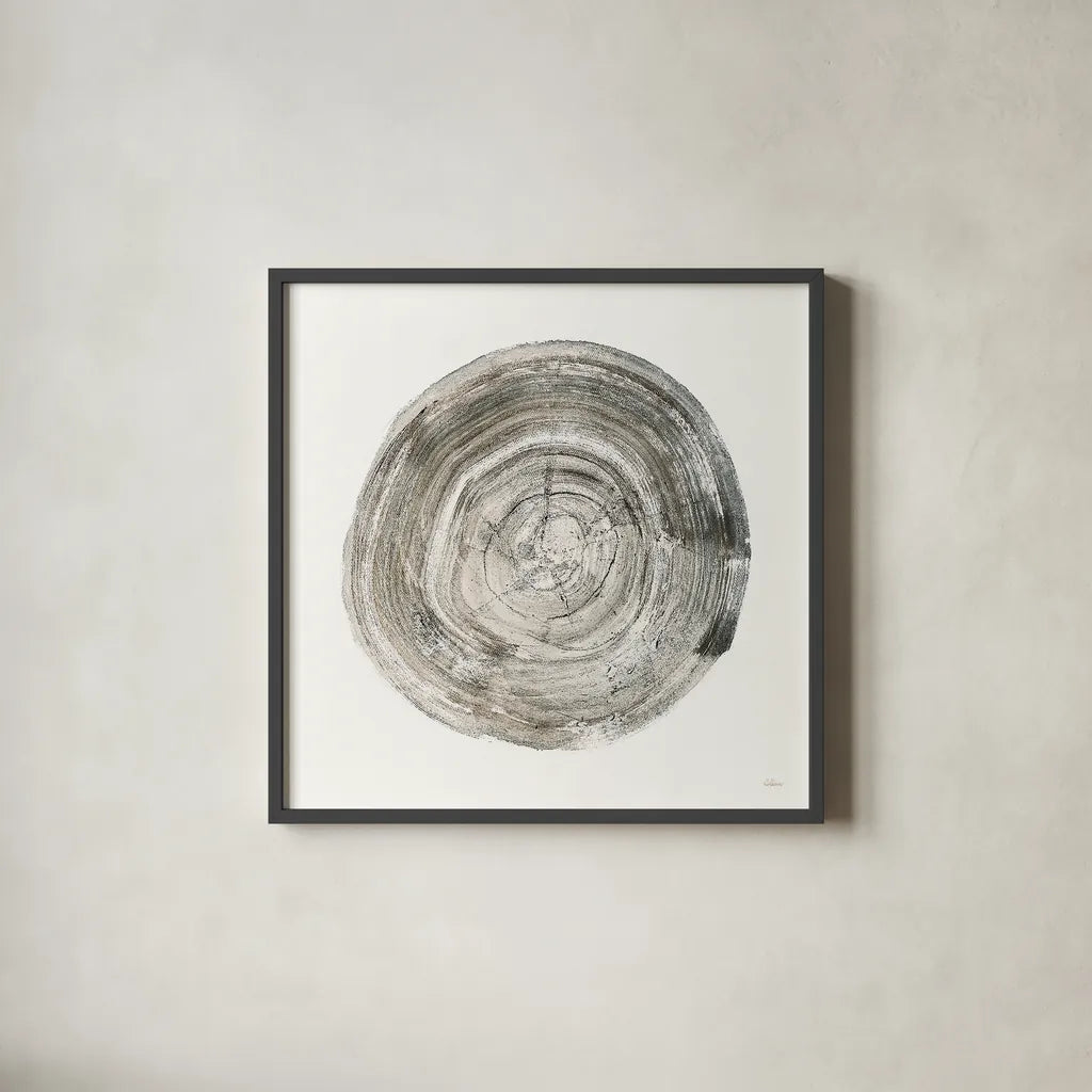Counting the Years II by Albena Hristova. Shown in a sleek black glass frame for a contemporary gallery look. Available as an archival giclee rolled canvas, fine art paper, or poster print. SKU 34412a.