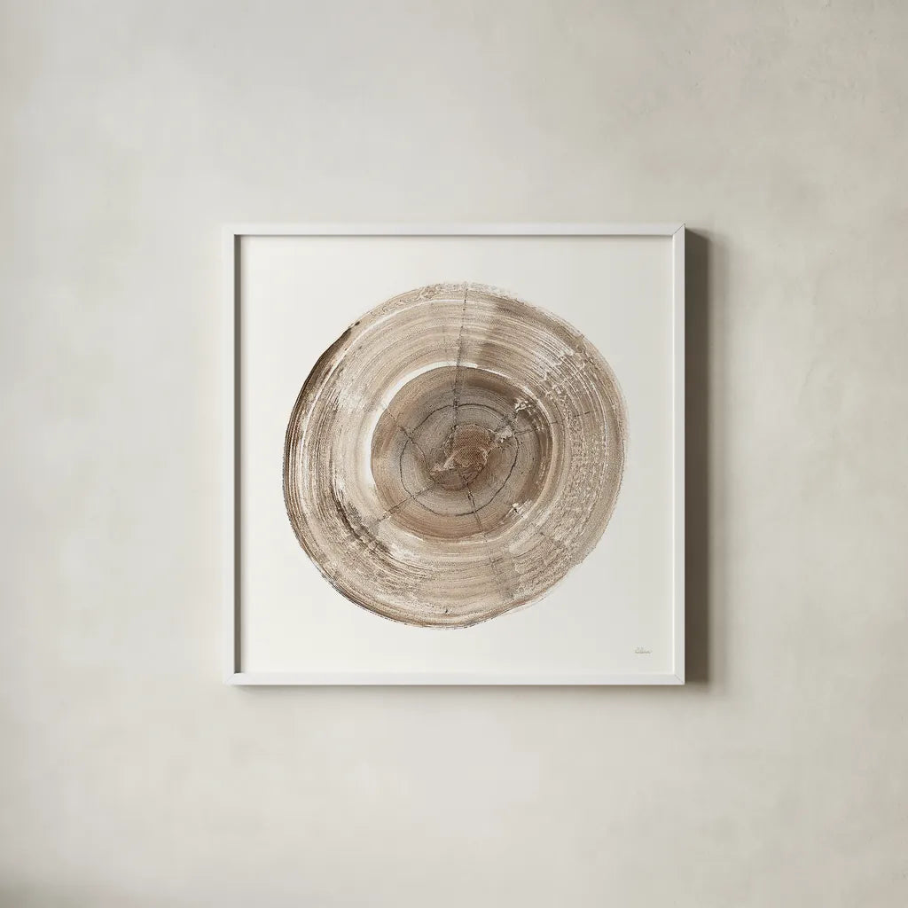 Counting the Years III by Albena Hristova. Shown in a crisp white glass frame for a clean and minimalist style. Available as an archival giclee rolled canvas, fine art paper, or poster print. SKU 34413a.