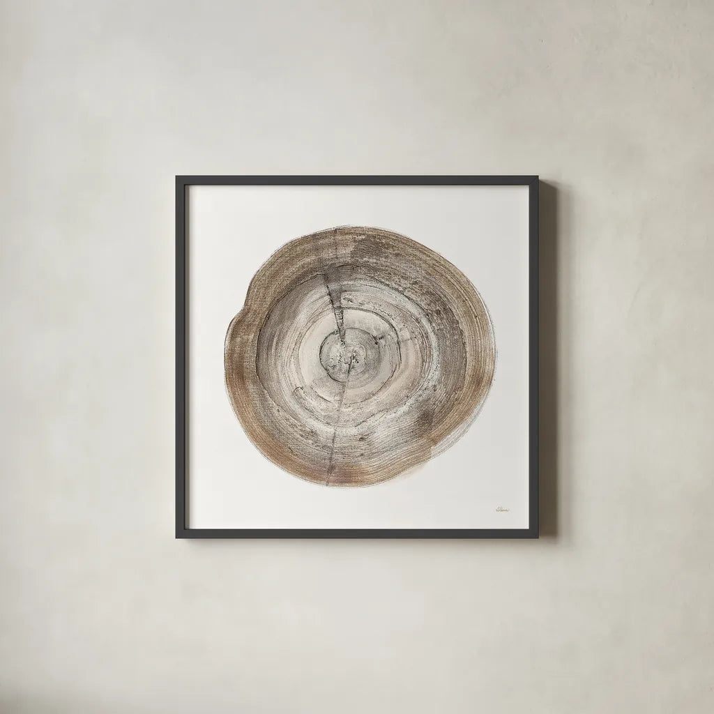 Counting the Years IV by Albena Hristova. Shown in a sleek black glass frame for a contemporary gallery look. Available as an archival giclee rolled canvas, fine art paper, or poster print. SKU 34414a.