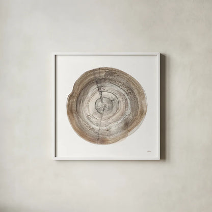 Counting the Years IV by Albena Hristova. Shown in a crisp white glass frame for a clean and minimalist style. Available as an archival giclee rolled canvas, fine art paper, or poster print. SKU 34414a.