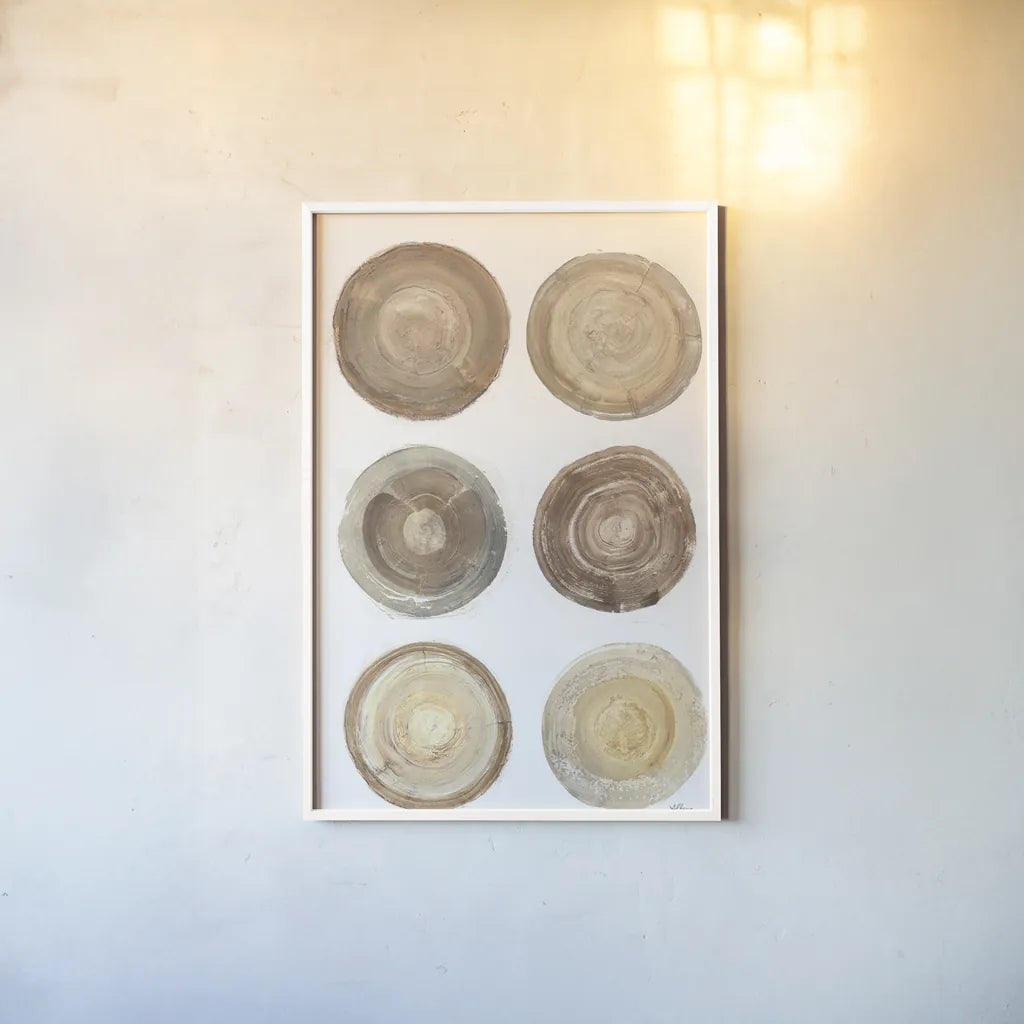 Counting the Years IX by Albena Hristova. shown as a paper print in a white frame. Available as a archival giclee rolled canvas, fine art paper, or poster print. SKU 71492h.