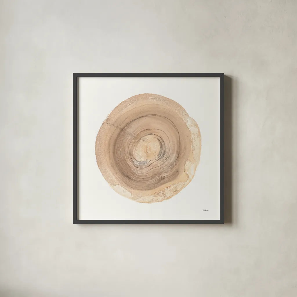 Counting the Years VI by Albena Hristova. Shown in a sleek black glass frame for a contemporary gallery look. Available as an archival giclee rolled canvas, fine art paper, or poster print. SKU 37156a.