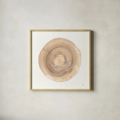 Counting the Years VI by Albena Hristova. Shown in a natural wood glass frame for a timeless modern aesthetic. Available as an archival giclee rolled canvas, fine art paper, or poster print. SKU 37156a.