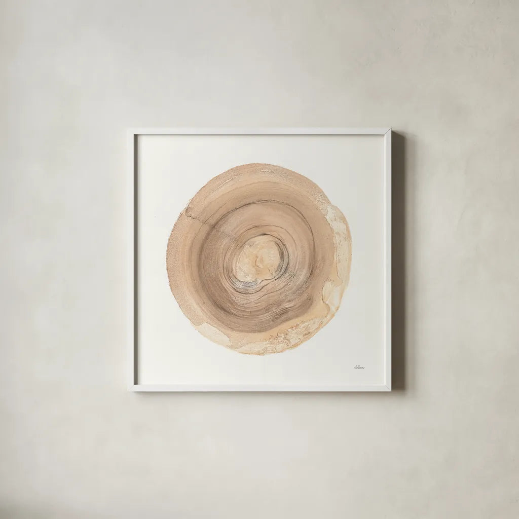 Counting the Years VI by Albena Hristova. Shown in a crisp white glass frame for a clean and minimalist style. Available as an archival giclee rolled canvas, fine art paper, or poster print. SKU 37156a.