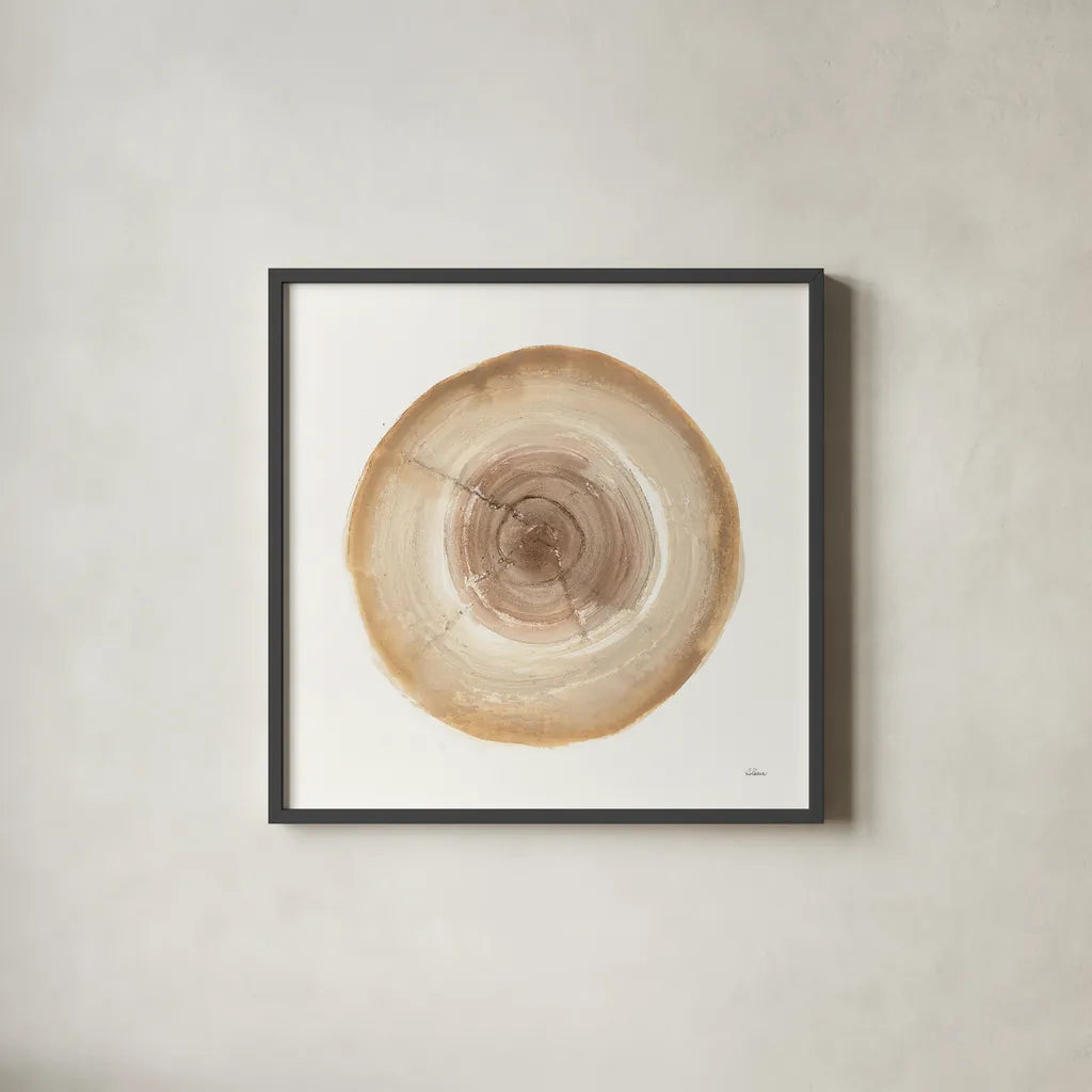 Counting the Years VII by Albena Hristova. Shown in a sleek black glass frame for a contemporary gallery look. Available as an archival giclee rolled canvas, fine art paper, or poster print. SKU 37157a.