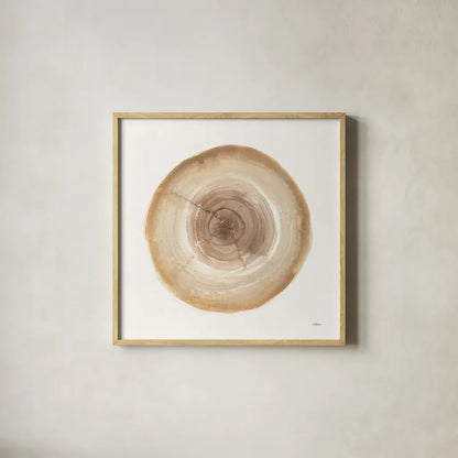 Counting the Years VII by Albena Hristova. Shown in a natural wood glass frame for a timeless modern aesthetic. Available as an archival giclee rolled canvas, fine art paper, or poster print. SKU 37157a.