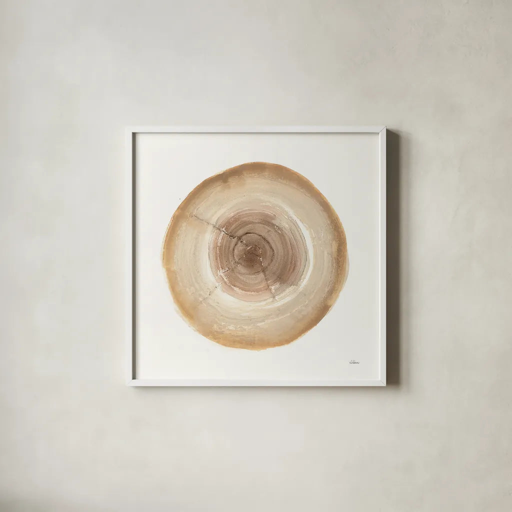 Counting the Years VII by Albena Hristova. Shown in a crisp white glass frame for a clean and minimalist style. Available as an archival giclee rolled canvas, fine art paper, or poster print. SKU 37157a.