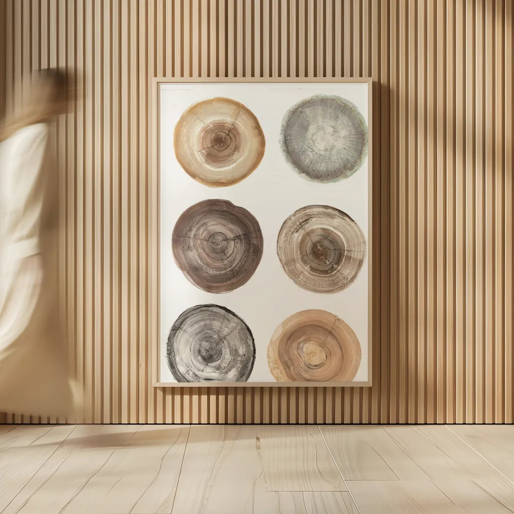 Counting the Years VIII by Albena Hristova. shown as over sized large wall art. Available as an archival giclee rolled canvas, fine art paper, or poster print. SKU 71491h.