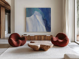 Crystal Morning by Albena Hristova. Shown as extra-large giant wall art in a modern living room. Available as an archival giclee rolled canvas, fine art paper, or poster print. SKU 66030a.