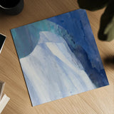 Crystal Morning Blue by Albena Hristova. Shown as a detailed flat fine art print, highlighting archival giclee quality. Available as an archival giclee rolled canvas, fine art paper, or poster print. SKU 67548a.